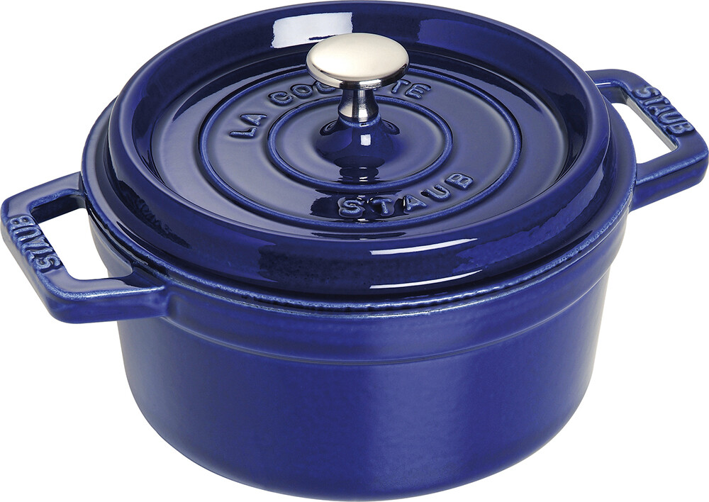 Okrúhly hrniec, tmavo modrá O 24 cm Staub
