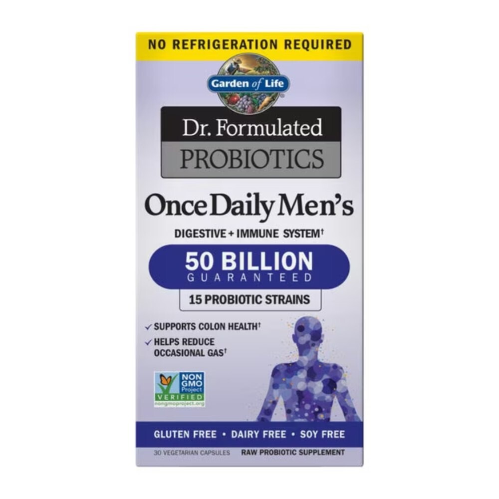 Dr. Formulated Probiotiká pre mužov 50mld CFU Garden of Life 30ks