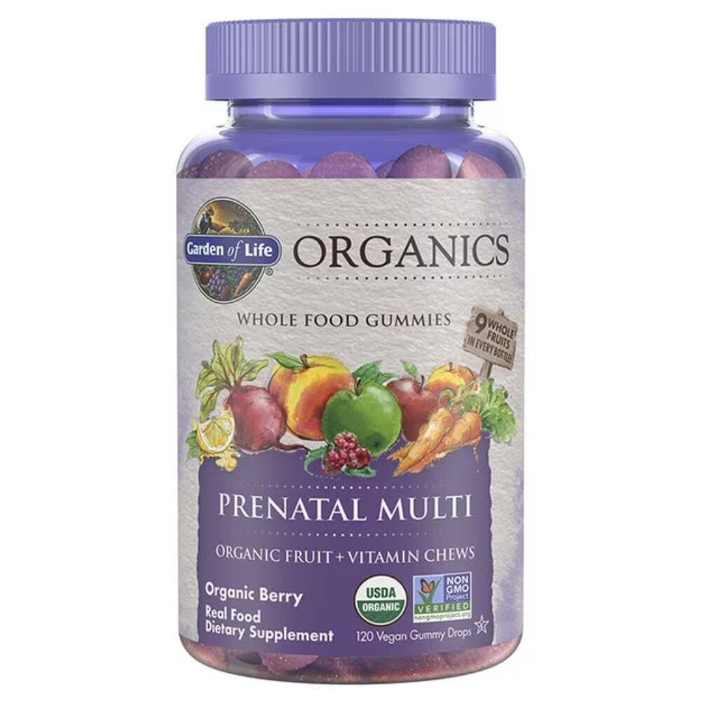 Organické multivitamíny pre tehotné gumíky Garden of Life 120ks