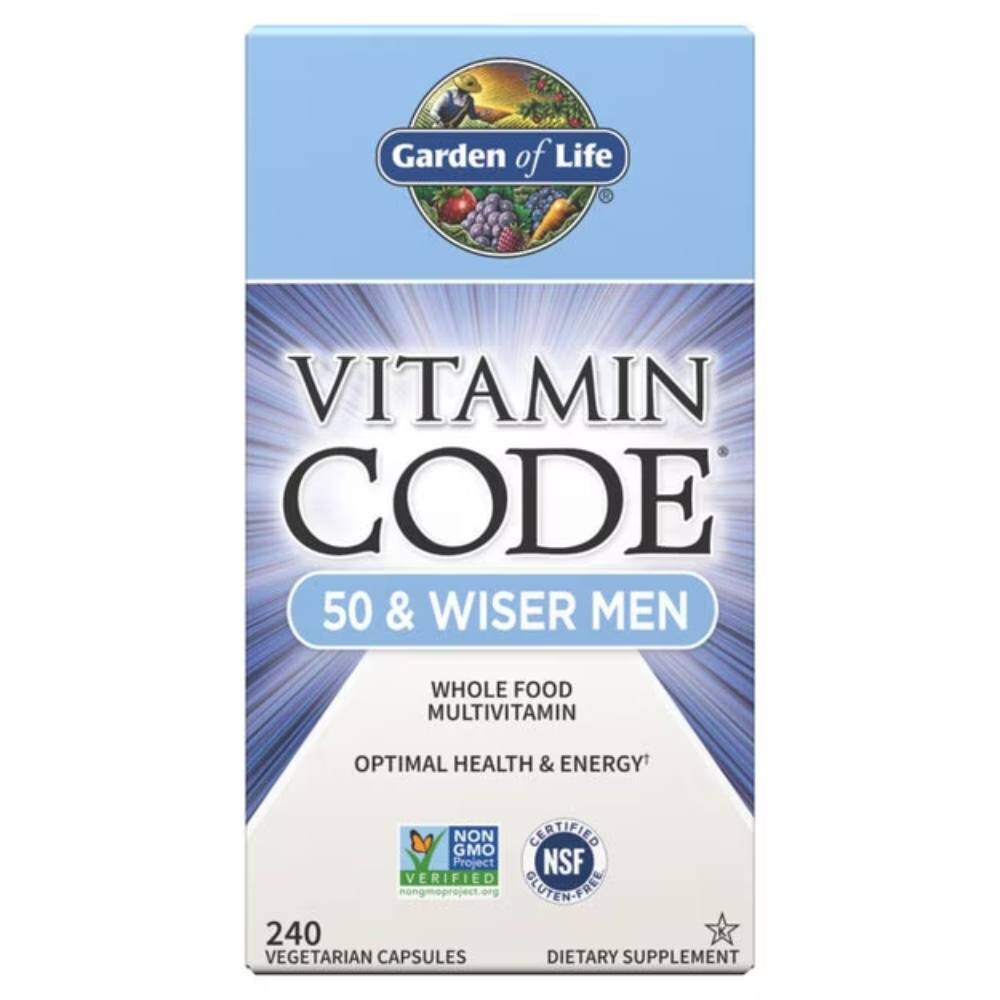 Vitamin Code Multivitamín pre mužov po 50tke Garden of Life 240ks