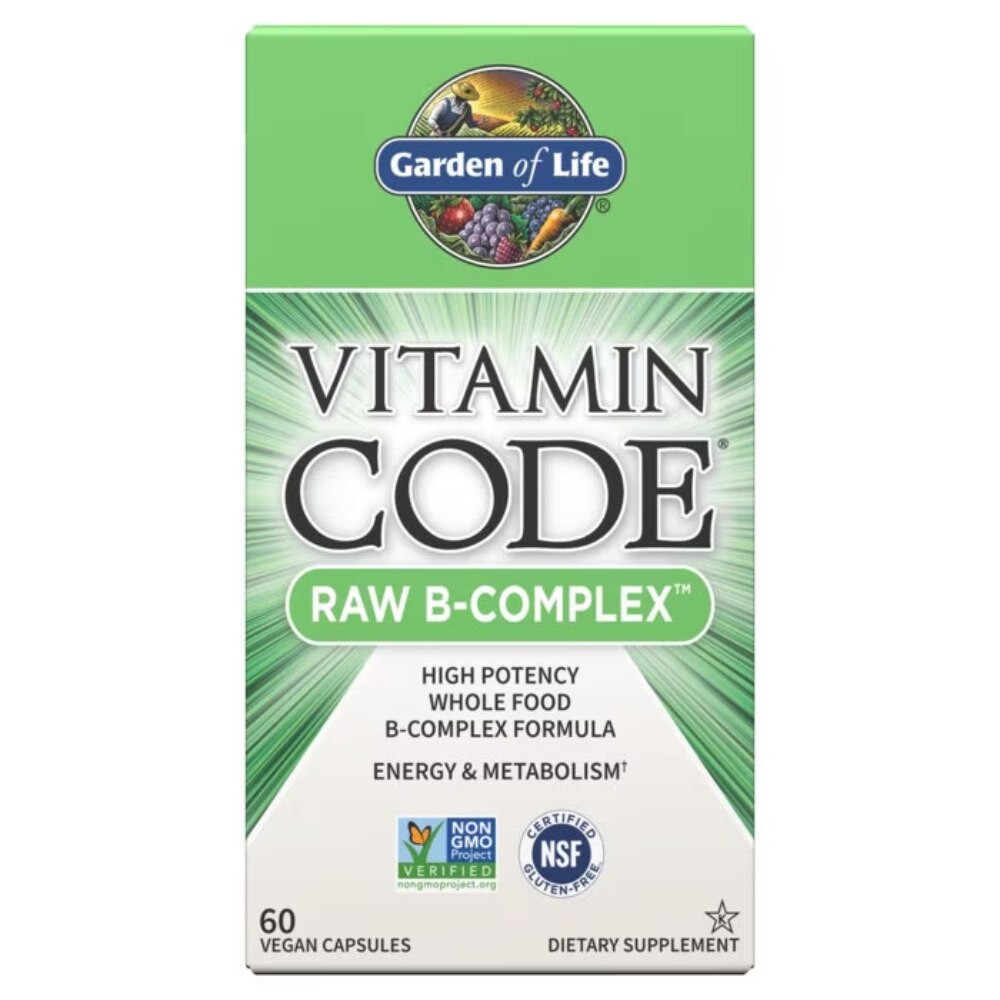 Vitamin Code RAW Vitamín B komplex Garden of Life 60ks