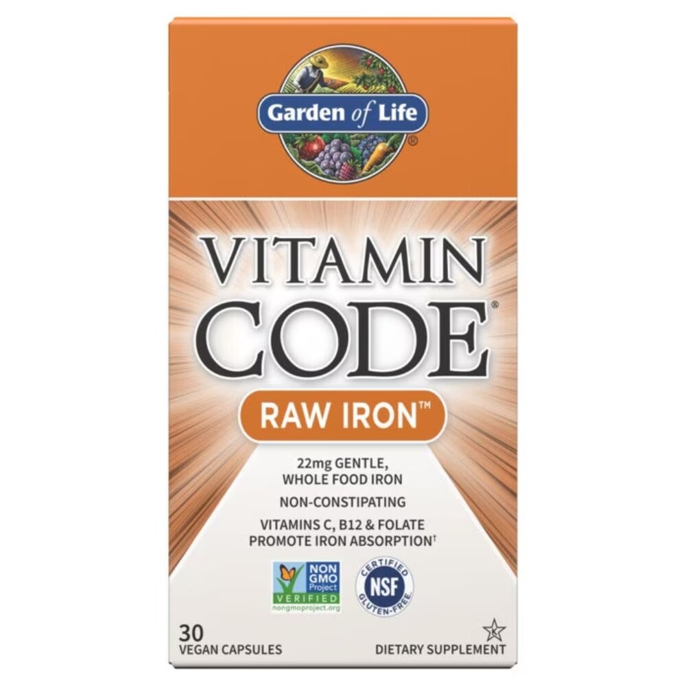 Vitamin Code RAW železo Garden of Life 30ks