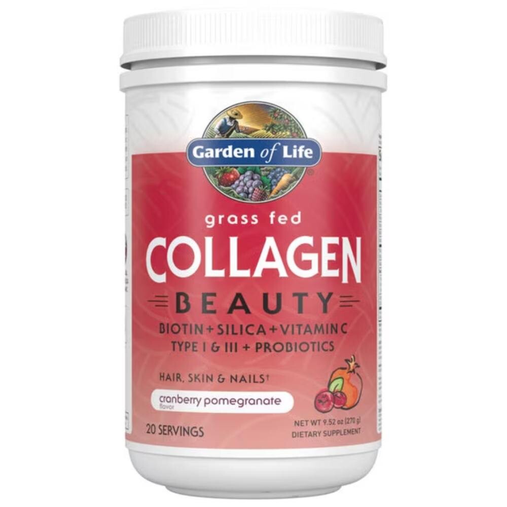 Kolagénový beauty prášok brusnice a granátové jablko Garden of Life 270g