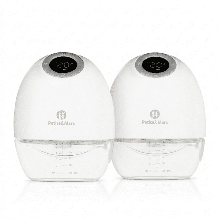 PETITE&MARS Odsávačka materského mlieka elektrická handsfree Gaia Duo