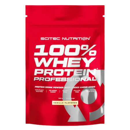 SCITEC NUTRITION Whey protein professional proteínový nápoj vanilka 500 g