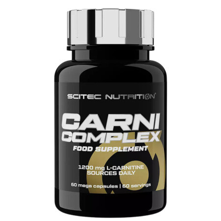 SCITEC NUTRITION Carni complex spaľovač tukov 60 kapsúl