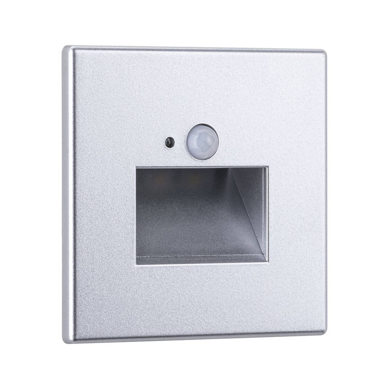 Paulmann LED stropné svietidlo Edge Quadro Square, matná chrómová