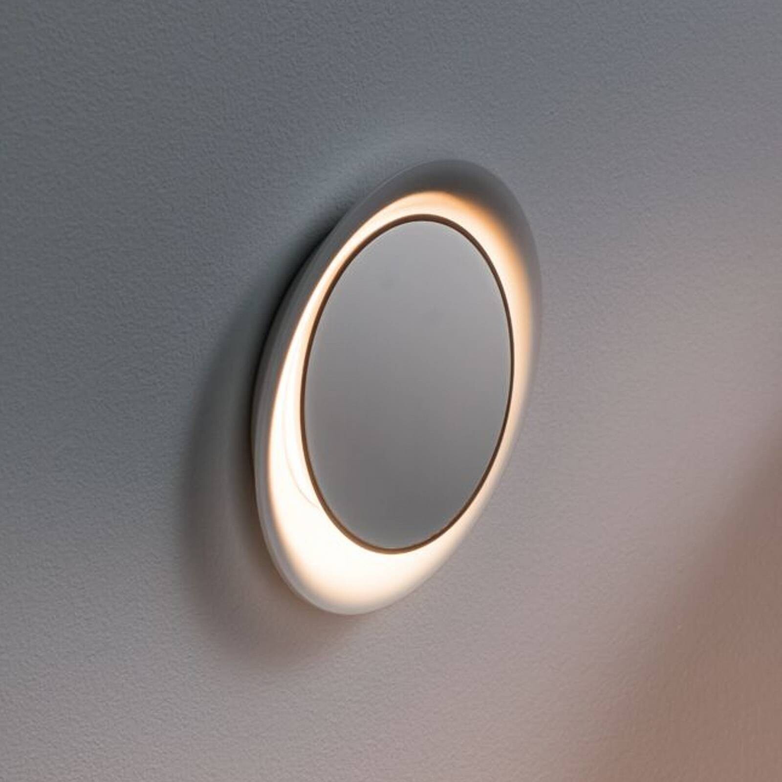 Paulmann LED nástenná vstavaná svietidlo Neordic Decorativ, biela, okrúhla