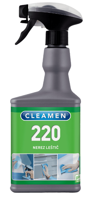 CLEAMEN 220 - Leštič na ušľachtilú oceľ 550ml
