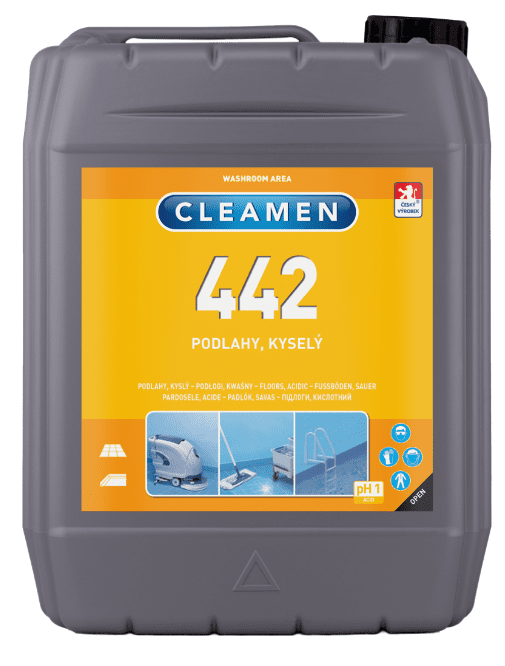 CLEAMEN 442 - Silne koncentrovaný čistič na podlahy 5 l