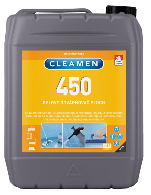 CLEAMEN 450 - Gélový odvápňovač plôch 5 l