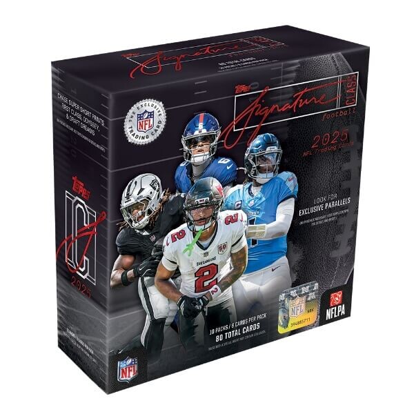 Topps 2025 Topps Signature Class Football Mega box - karty NFL