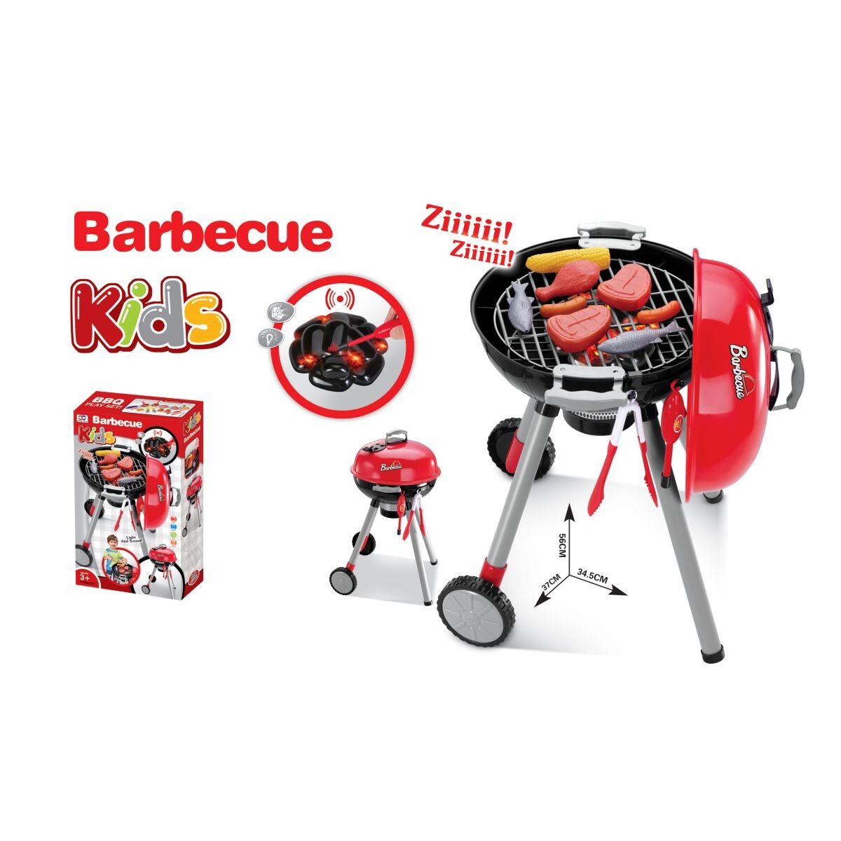 Sparkys Záhradný grilovací set so svetlom a zvukom