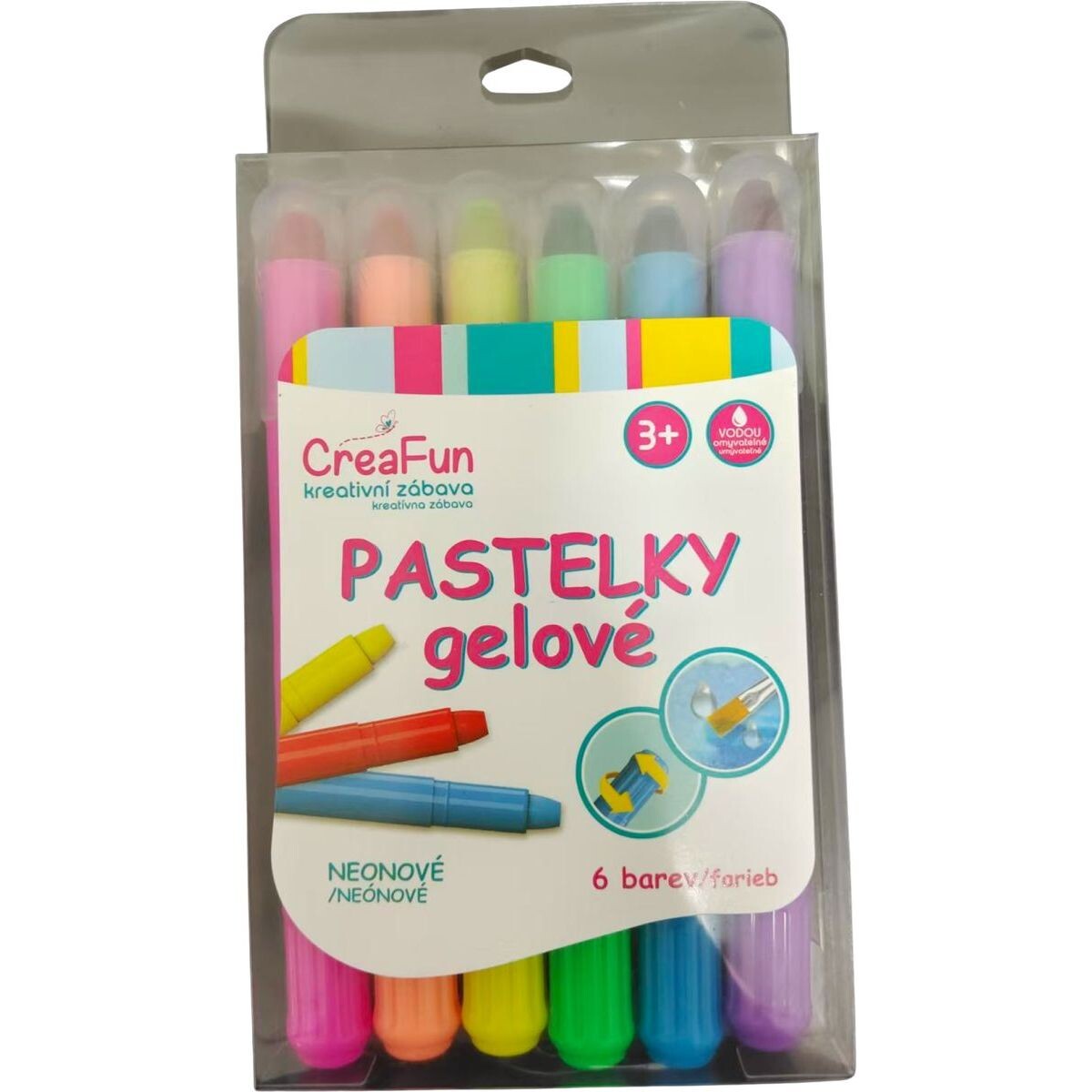 Sparkys Neónové gélové pastely - sada 6 ks
