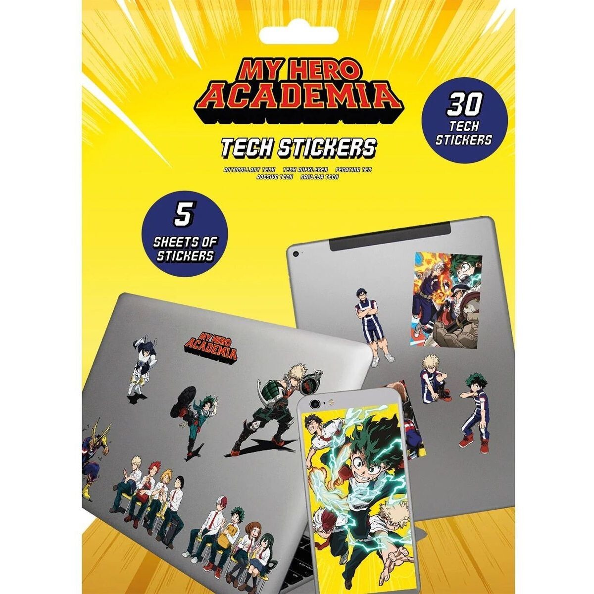 Pyramid International My Hero Academia Samolepky technické