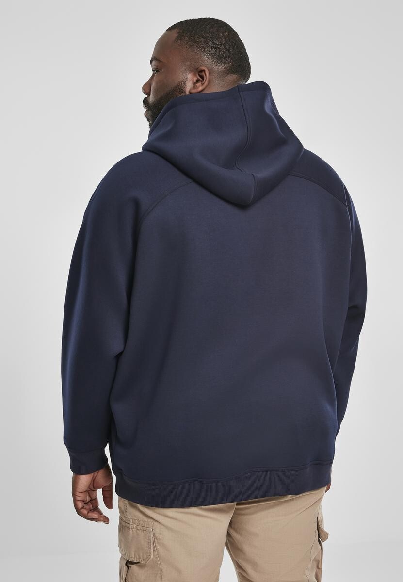 Pocket zippered hoodie with raglan zipper