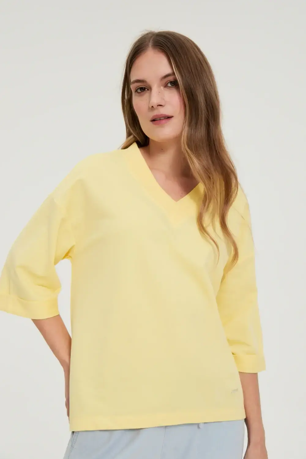 Marisse dámska mikina L-BL-4908