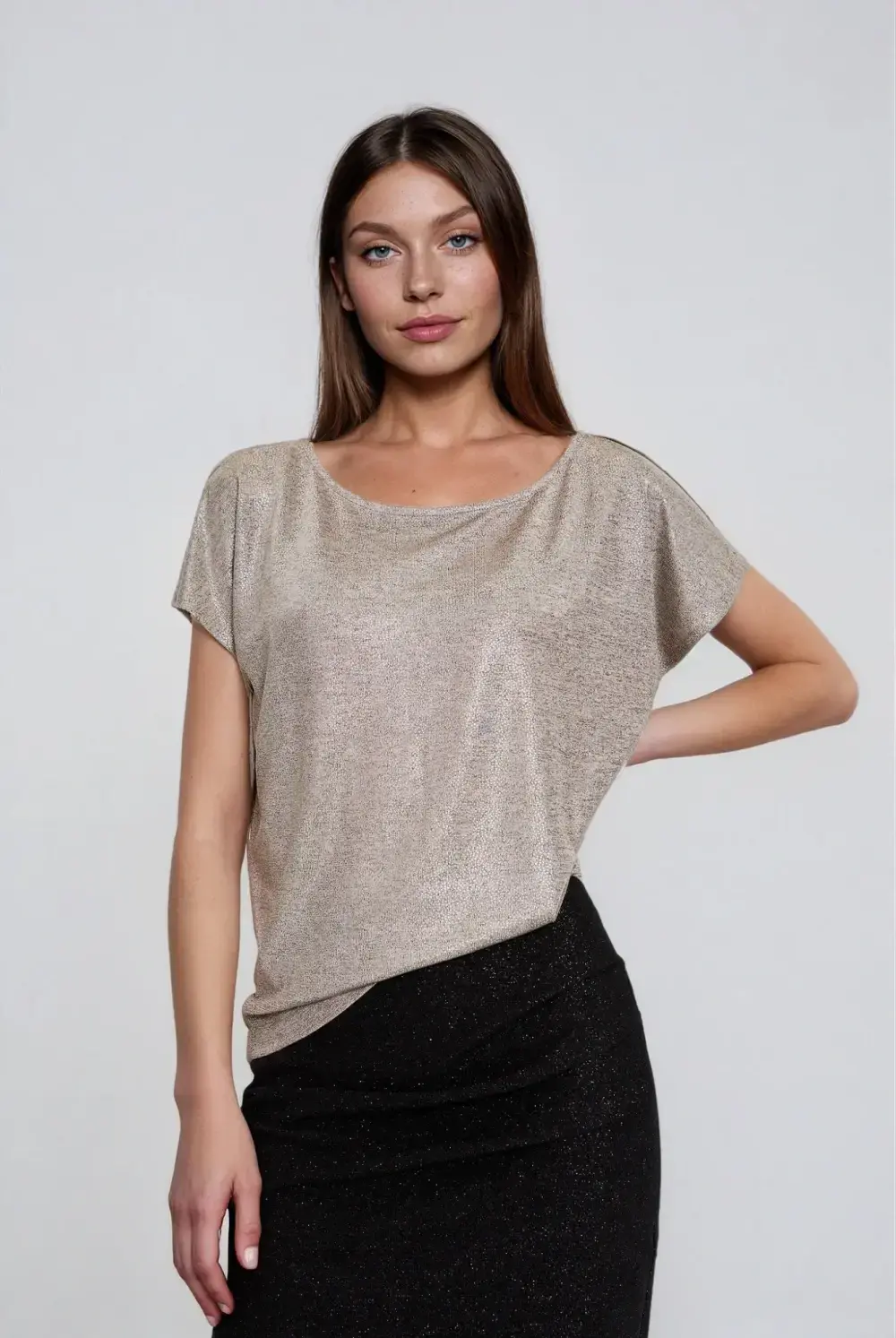 Dámske tričko Marisse Z-TS-4838 strieborné