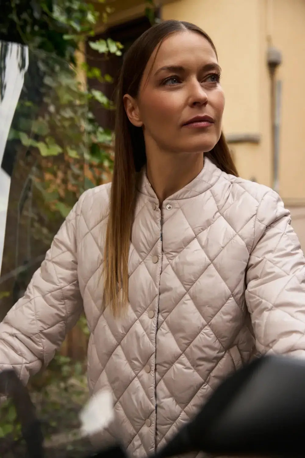 Marisse Dámska bunda L-KU-4904 L.BEIGE