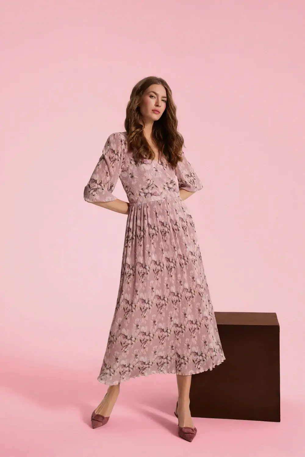 Dámske šaty Marisse DUSTY PINK
