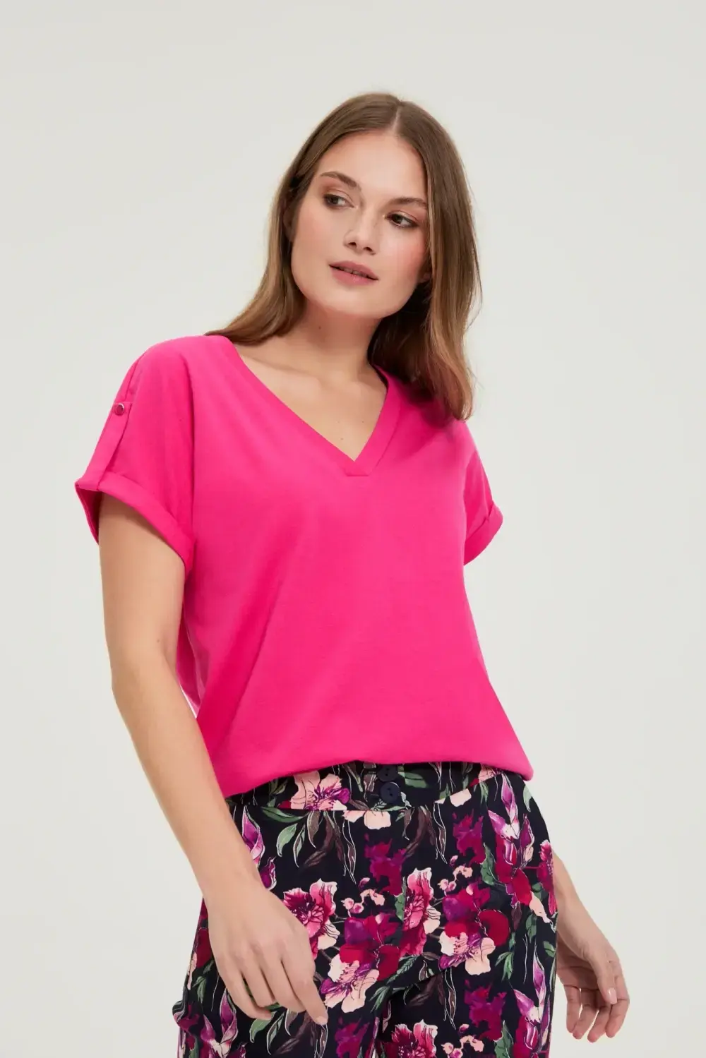Dámske tričko Marisse FUCHSIA