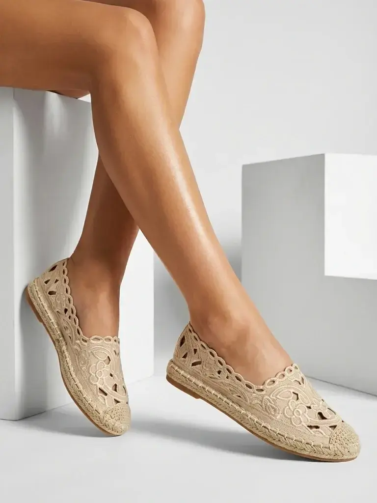 Dámske espadrilky Resti Allanca, béžové