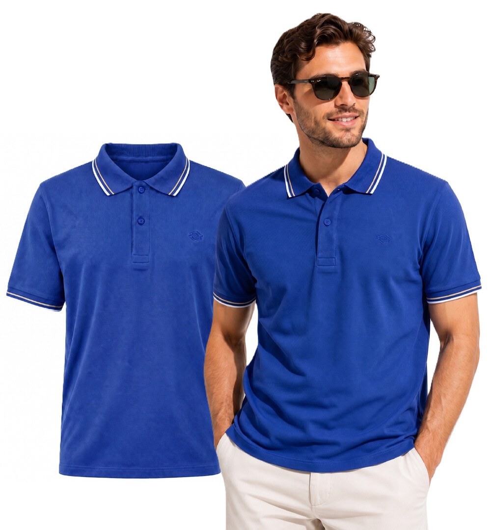 Pánska polokošeľa Lotto - Cornflower Blue