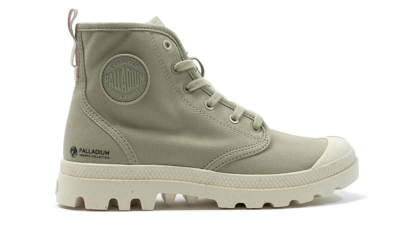 Palladium Pampa Hi Zipper Organic Eucalyptus