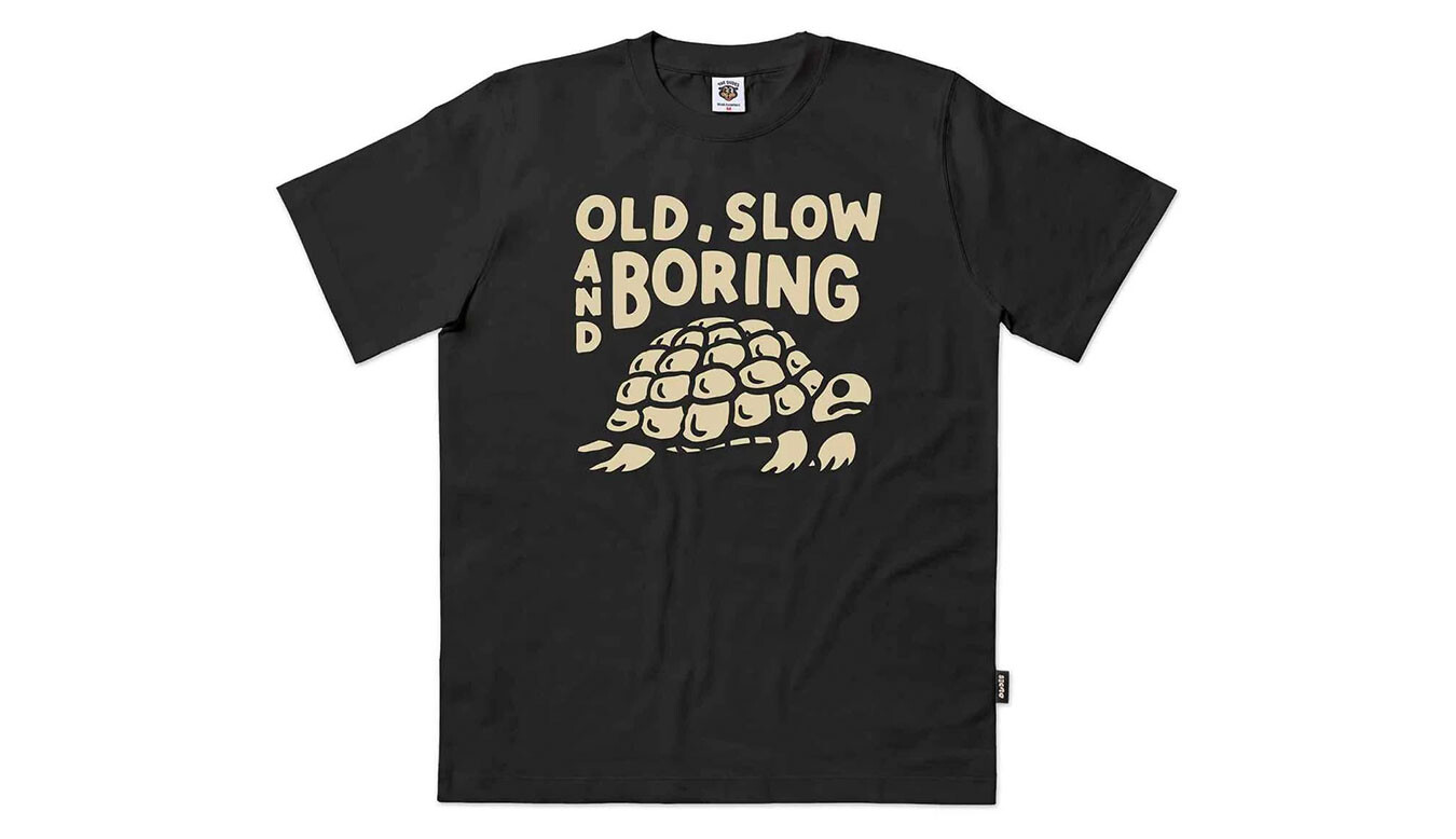 Čierne tričko The Dudes Tortoise