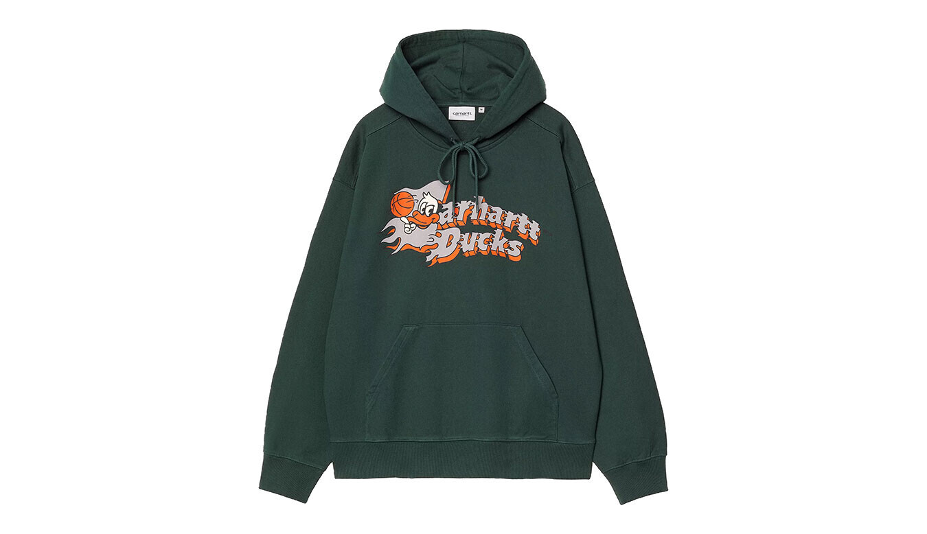 Mikina Carhartt WIP Hooded Flaming Ducks