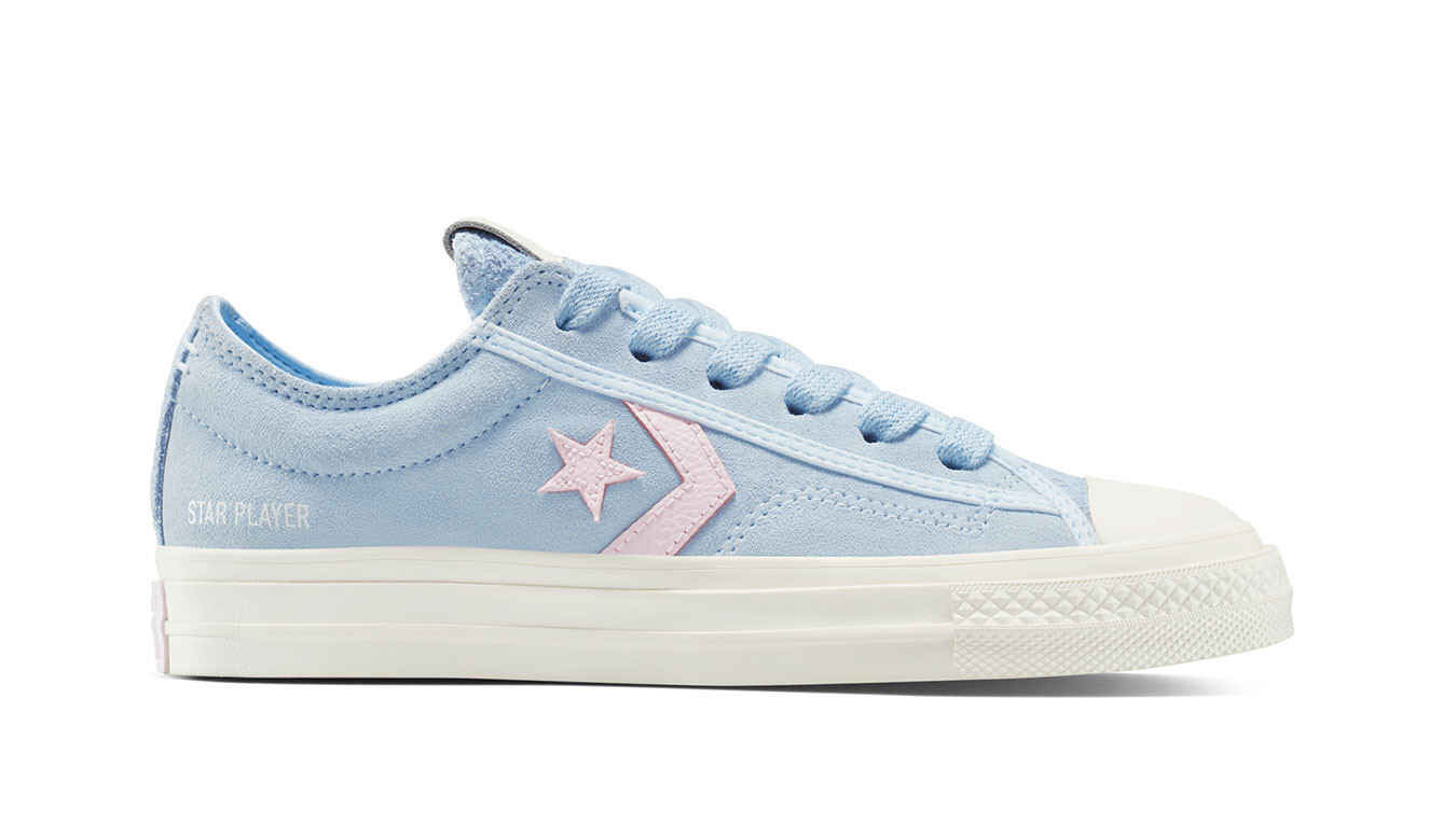 Tenisky Converse Star Player 76 Colorful Suede Blue