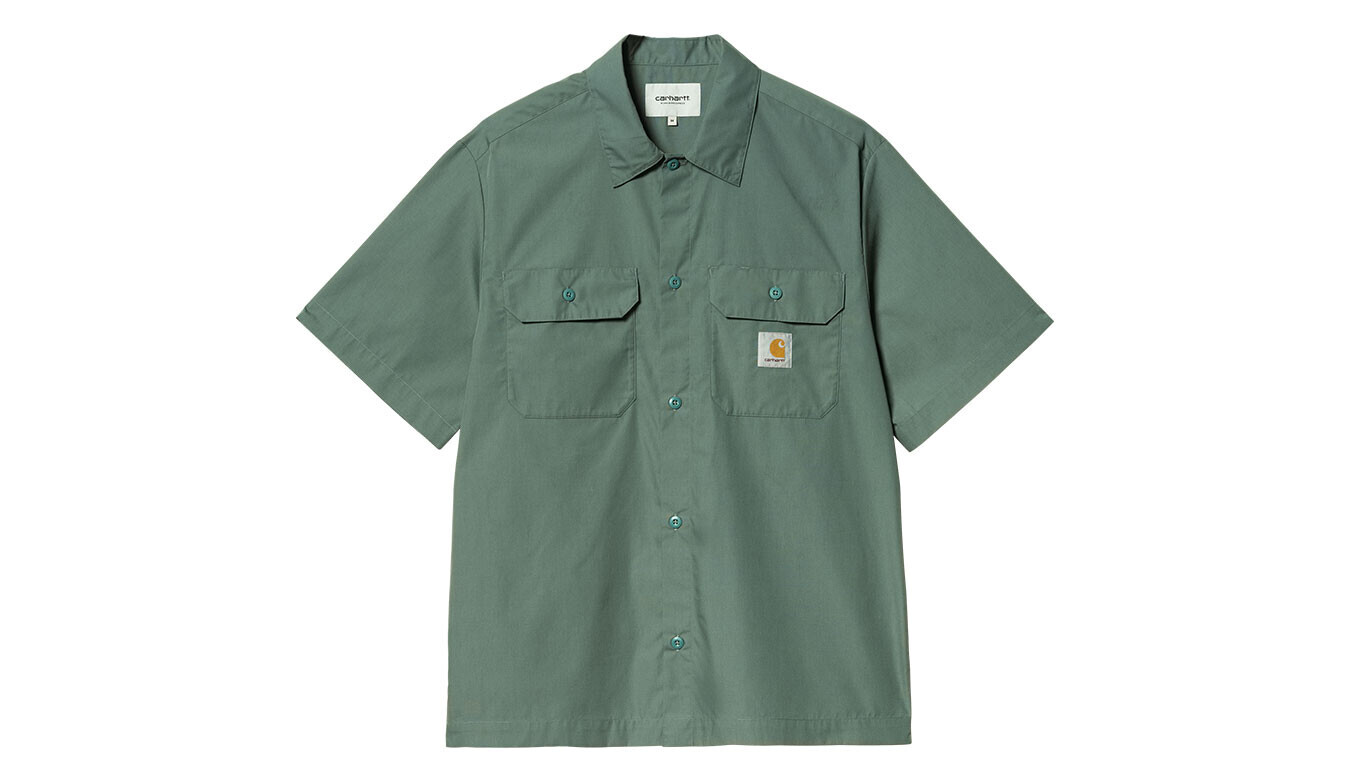 Zelená Carhartt WIP košeľa s krátkym rukávom
