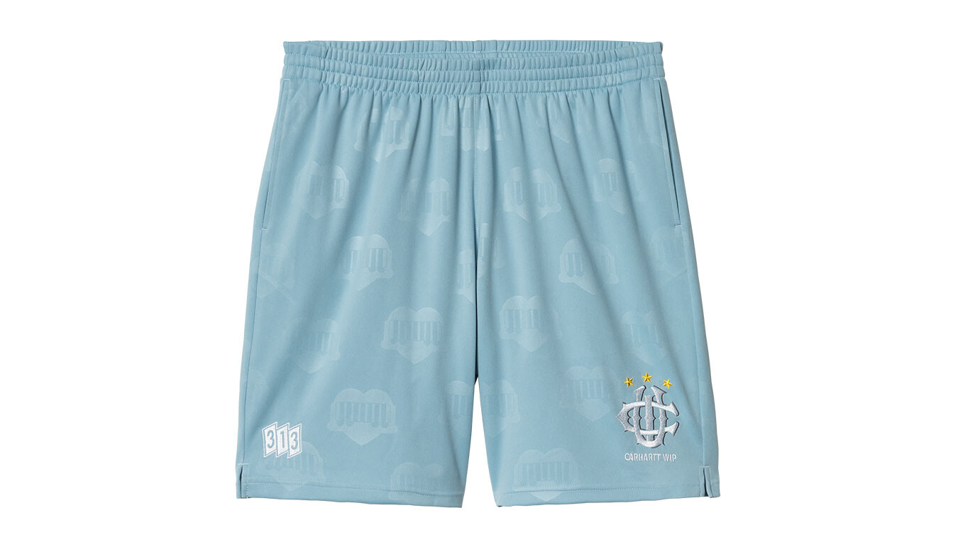 Carhartt WIP Hartt's Football Šortky modré