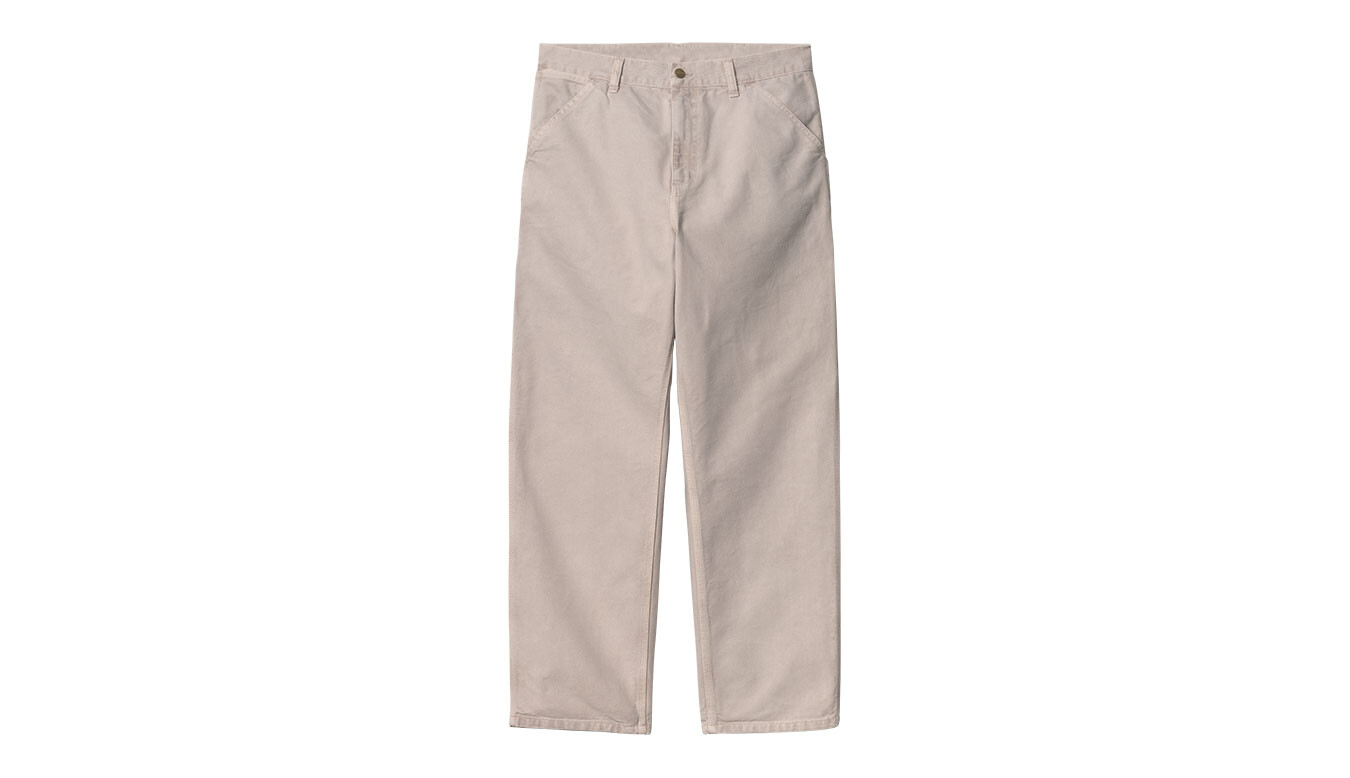 Nohavice Carhartt WIP Single Knee Pant Light Brown