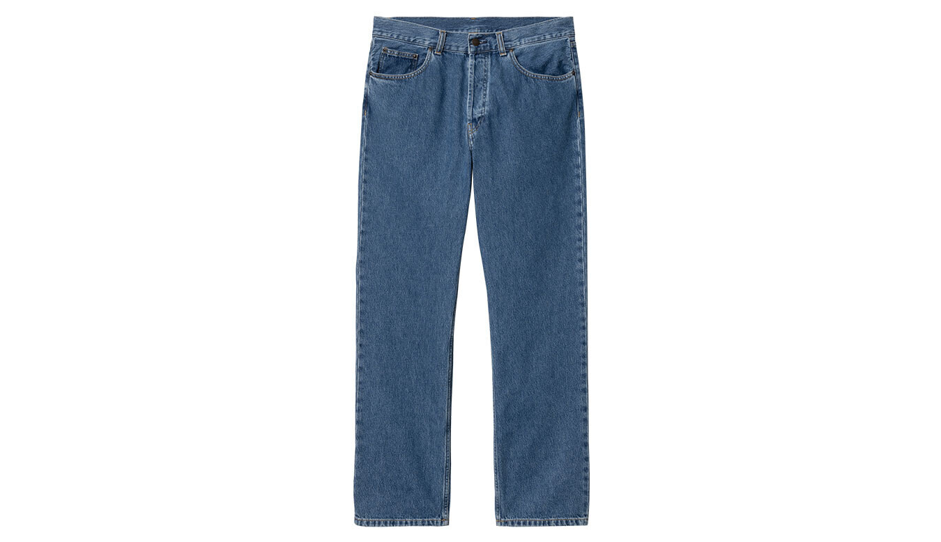 Nohavice Carhartt WIP Nolan Pant modré
