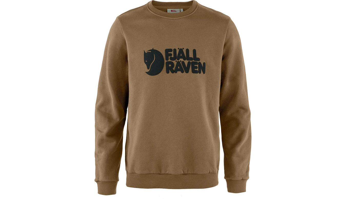 Fjällräven hnedý sveter s logom