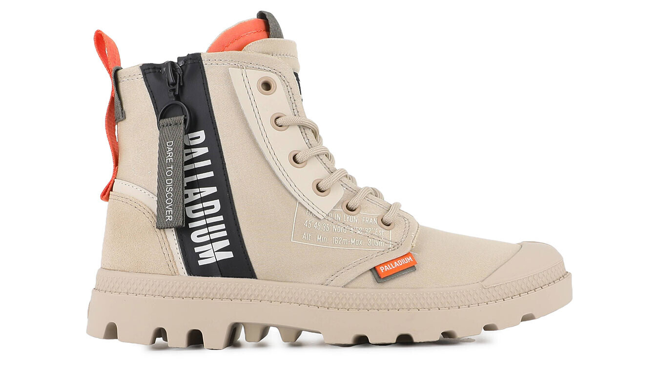 Topánky Palladium Pampa HI Dare Zip hnedé