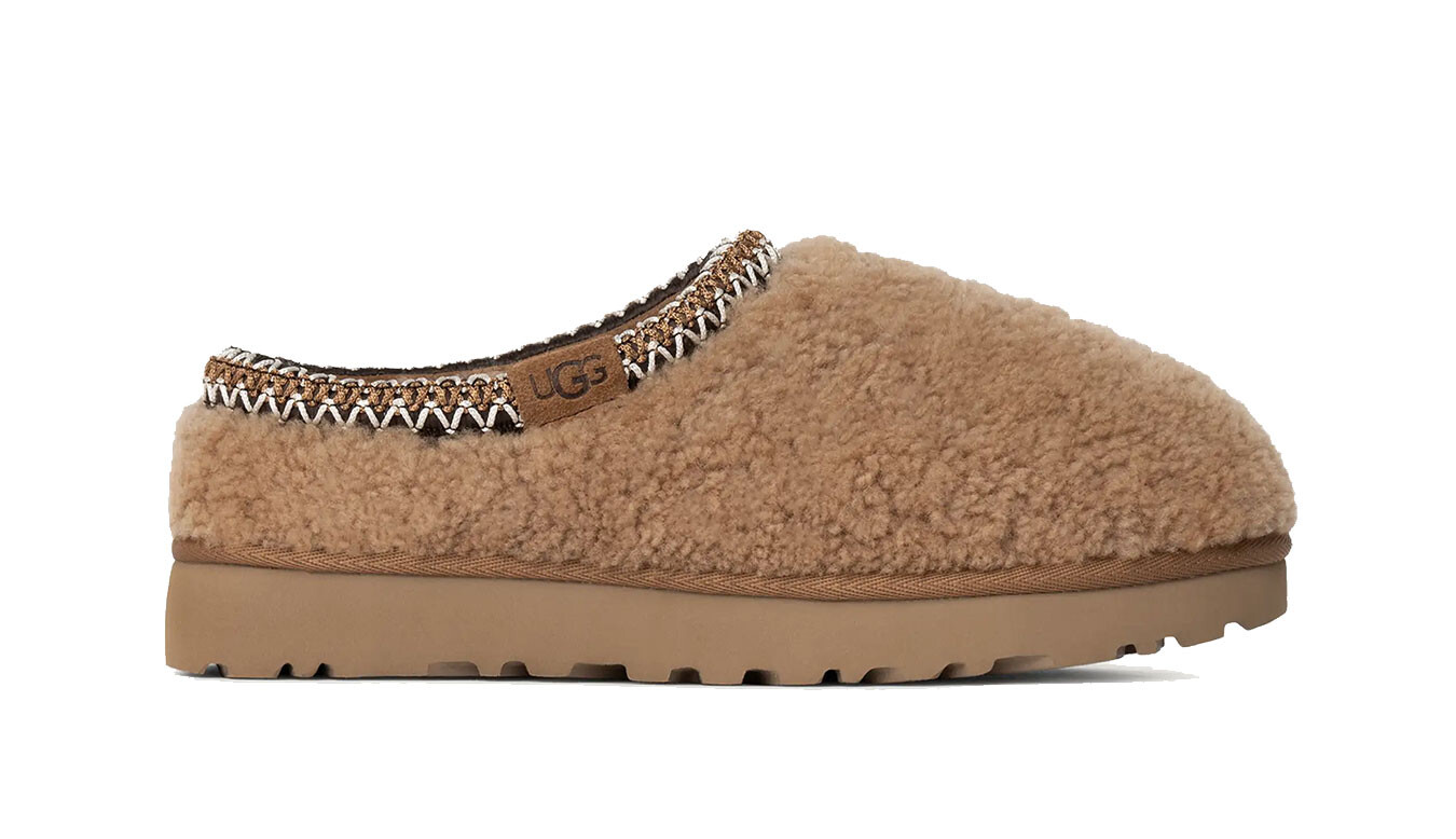 Dámske členkové topánky UGG W Tasman Maxi Curly hnedé
