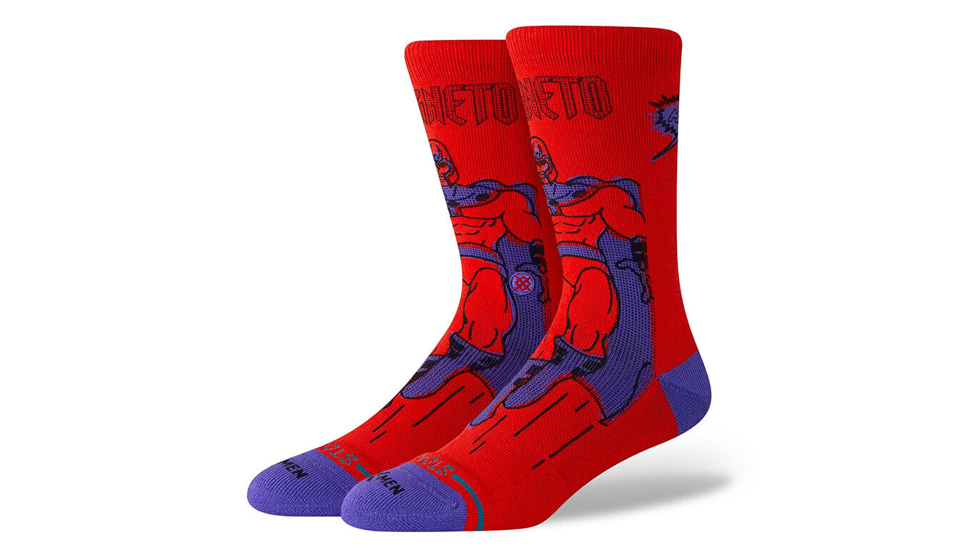 Ponožky Stance Magneto Crew červené