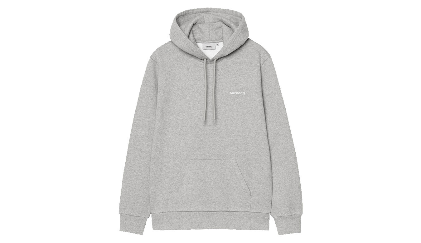 Carhartt WIP kapucňová mikina šedá