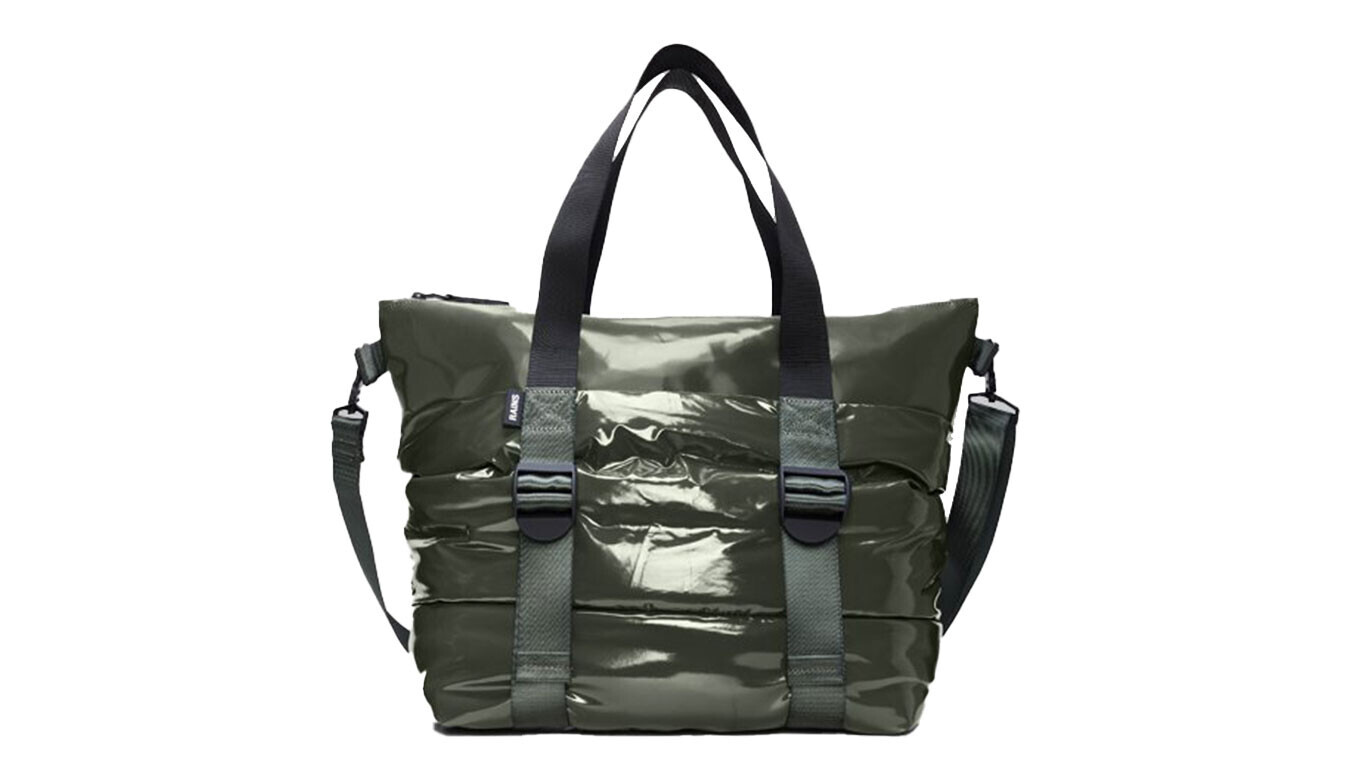 Puffer Mix Tote Bag Mini zelená