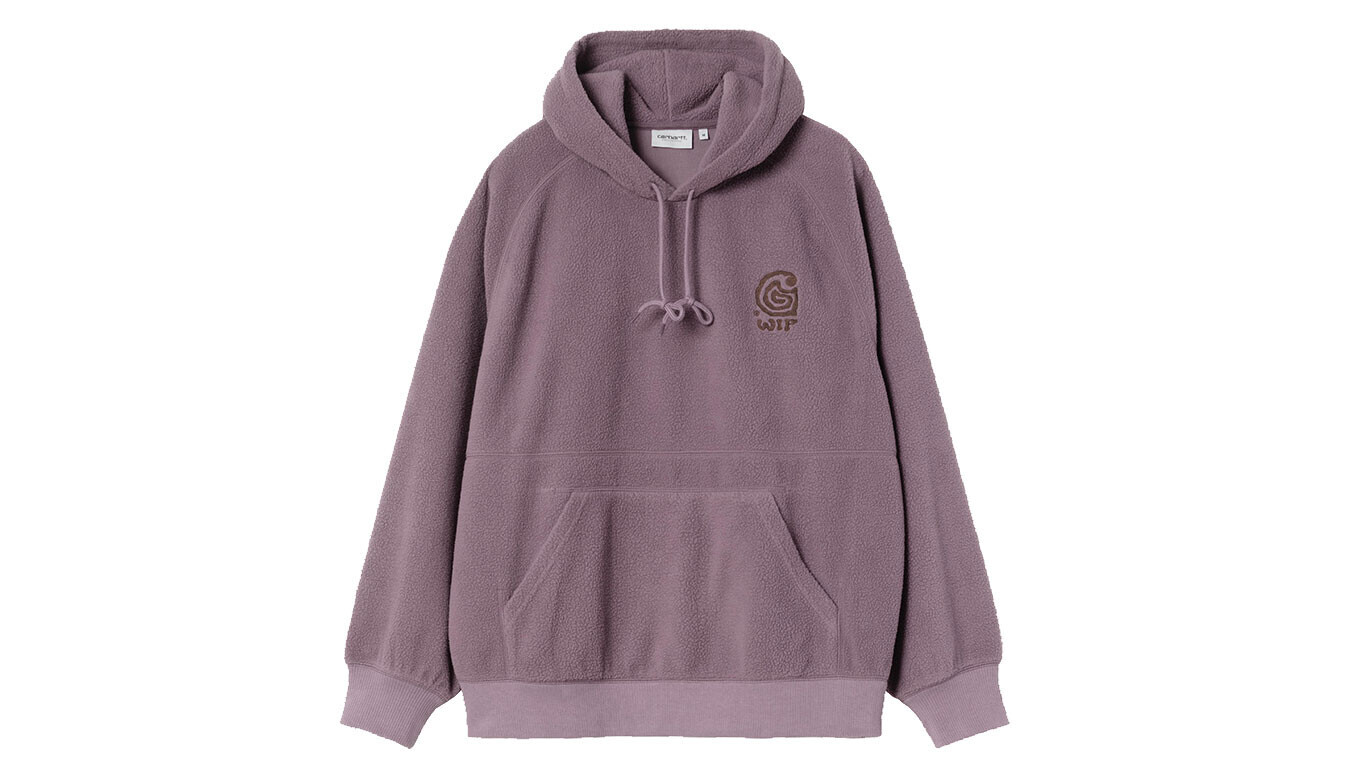 Carhartt WIP Hooded Helix Sweat Fialová