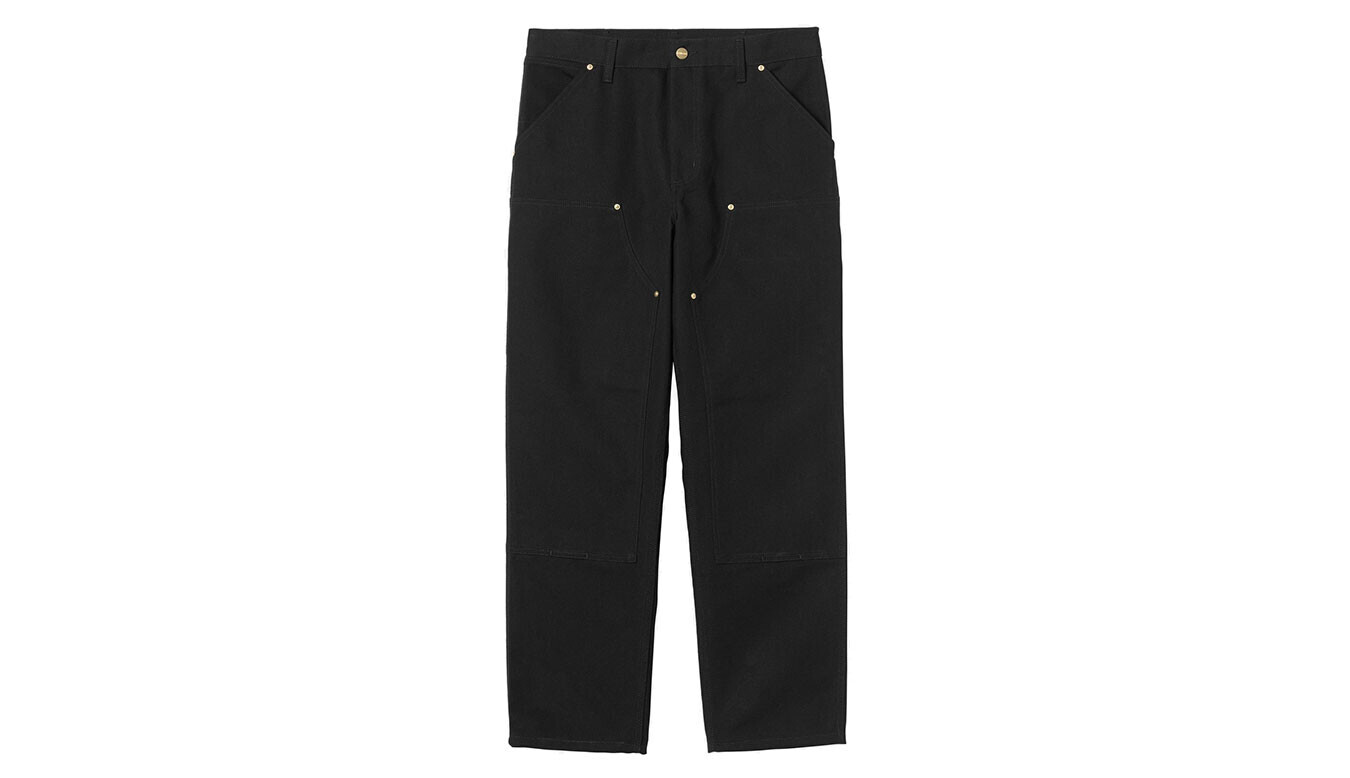 Nohavice Carhartt WIP Double Knee Pant čierne
