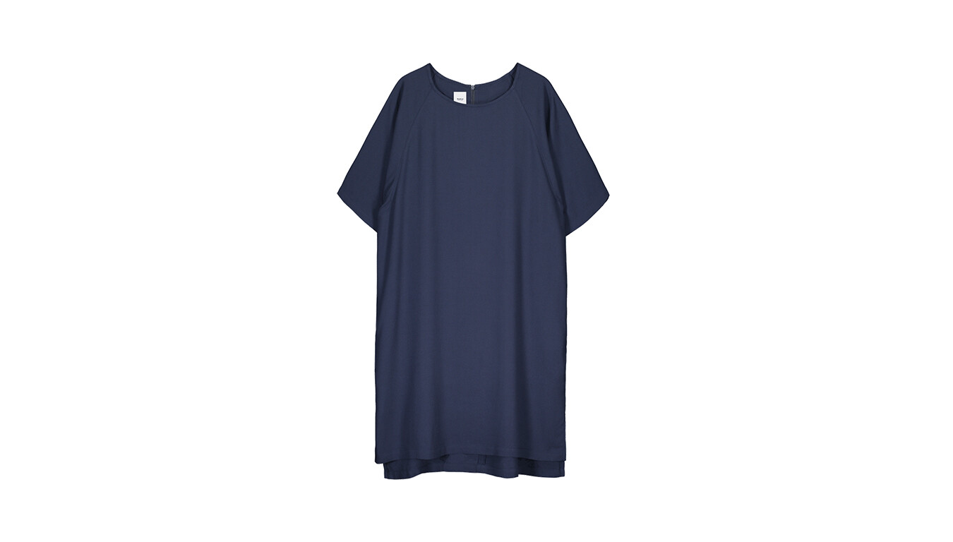 Šaty Makia Island Dress Modrá