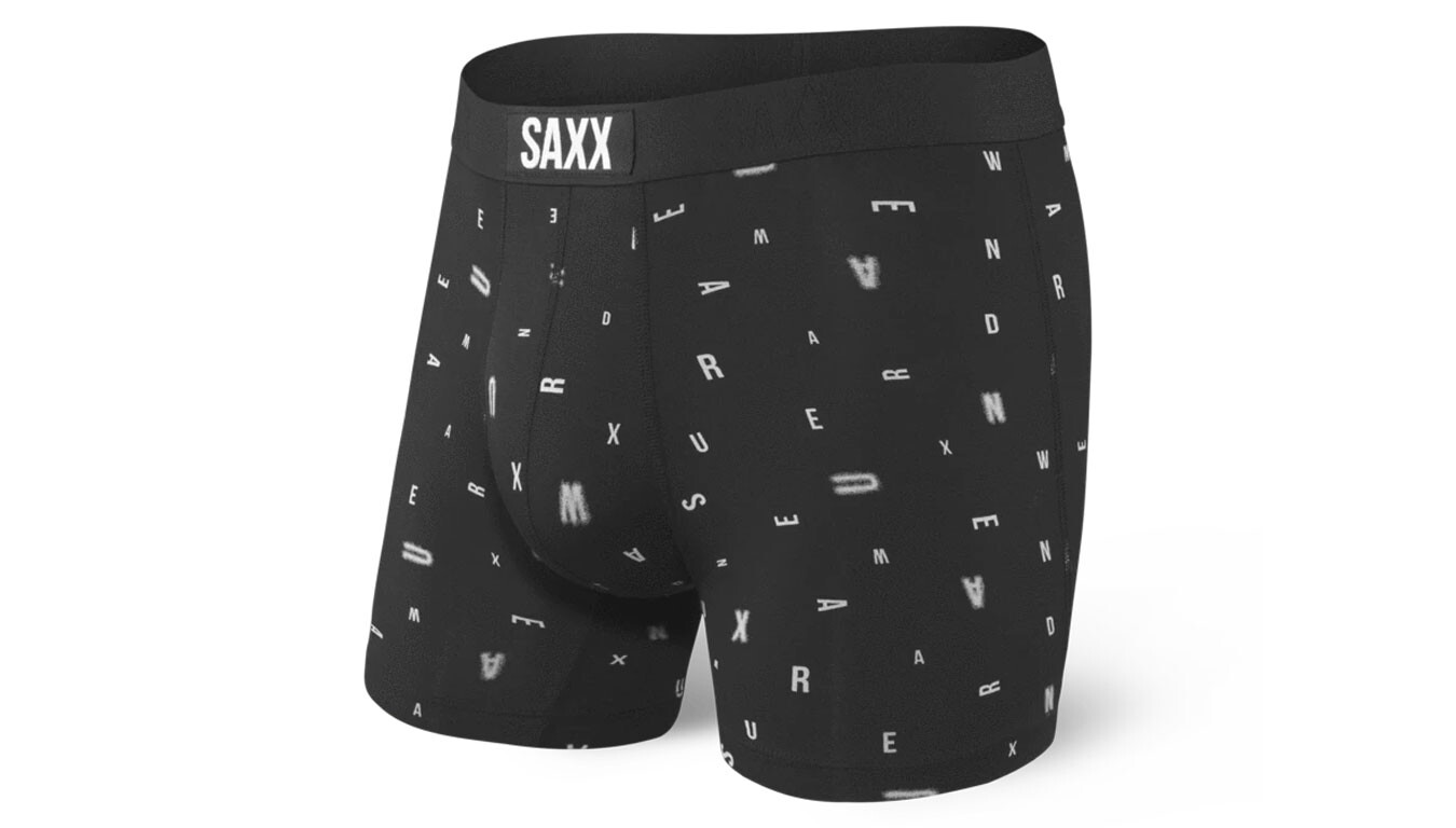 Saxx Vibe Boxerky Black Eye Chart