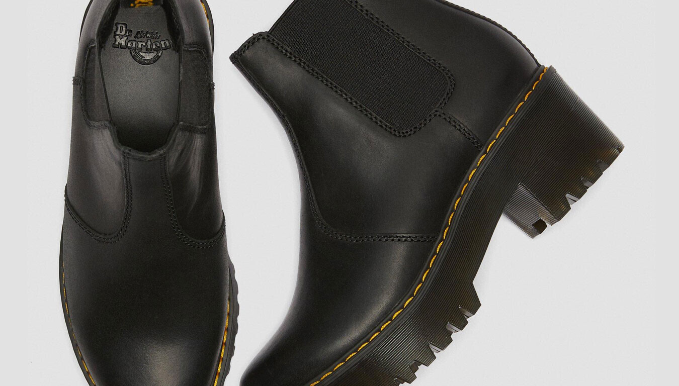 Dr Martens Rometty kožené chelsea čižmy čierne