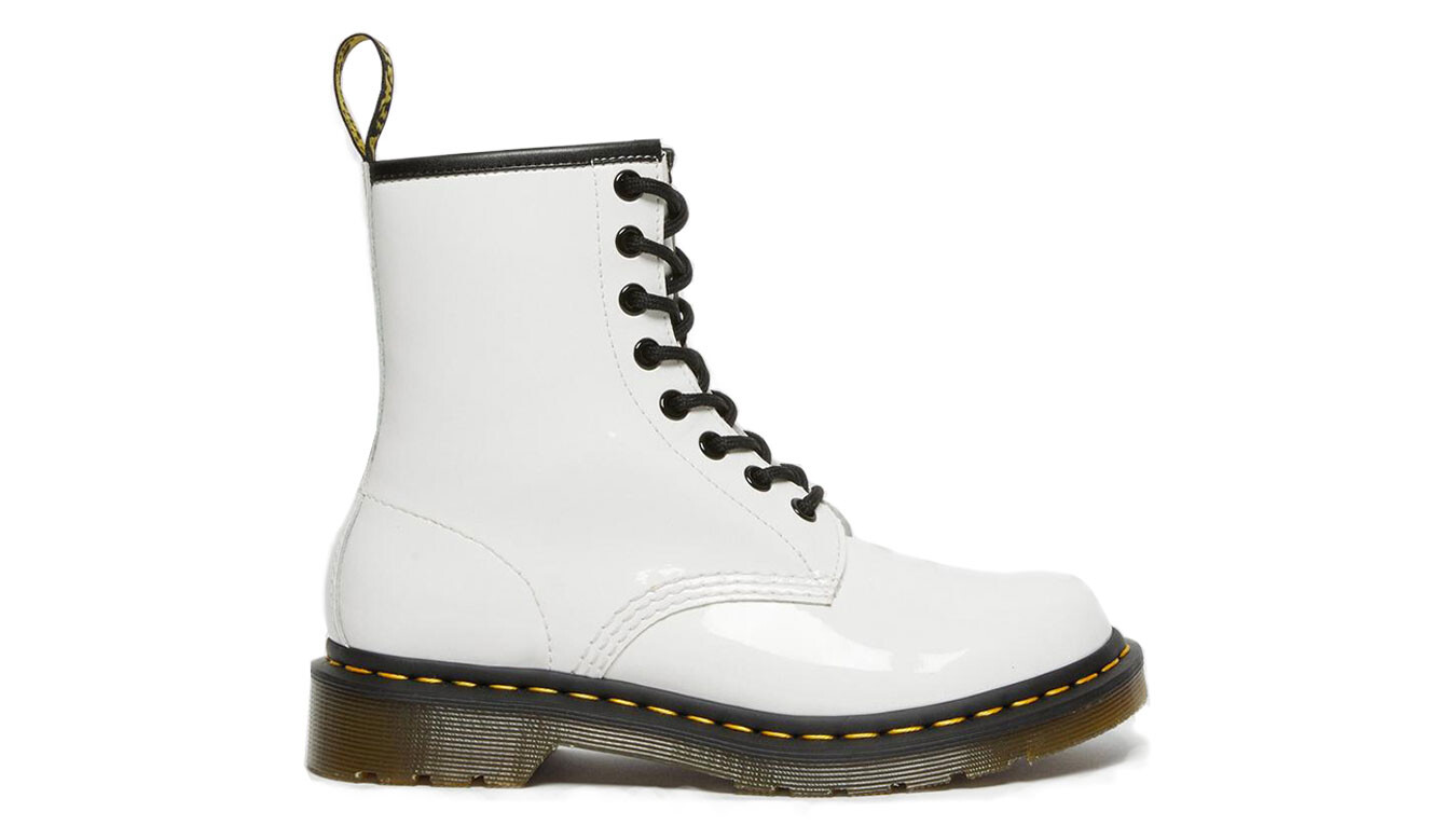 Dr. Martens 1460 Patent Lamper Boots W White