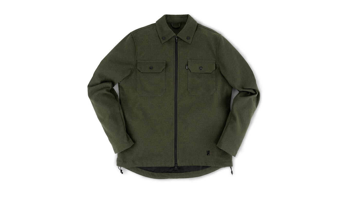 Jacket - Chrome Industries Ike Windshirt Military Green