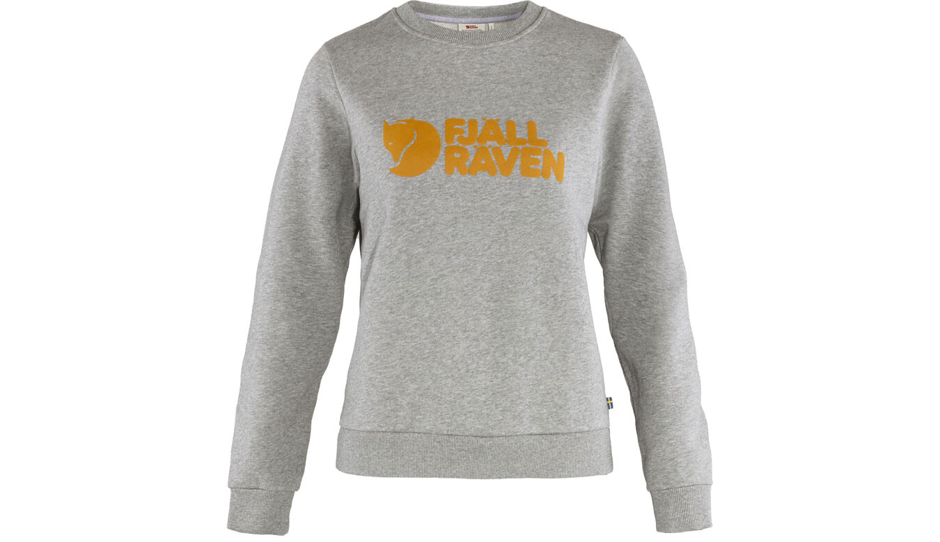 Fjällräven Logo dámska mikina sivá