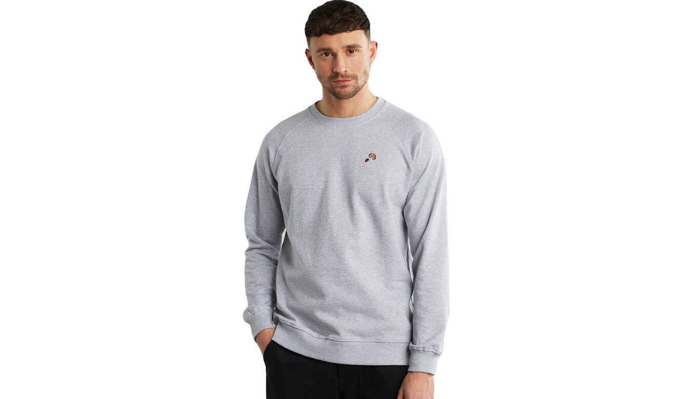 Mikina Dedicated Malmoe Mushroom Grey